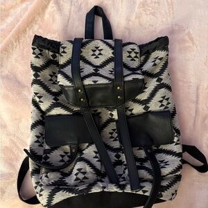 Mossimo Supply Co. Black Satin Backpack